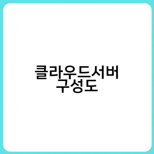 클라우드서버 구성도 3