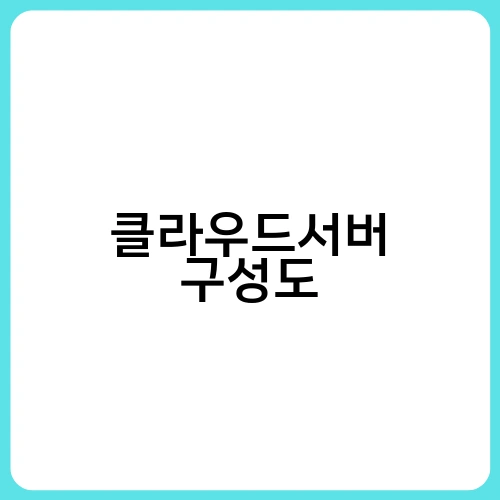 클라우드서버 구성도 1